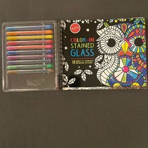 Klutz Color-In Stained Glass Kit - Multicolor